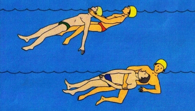 Прошли тренинги по спасению утопающих