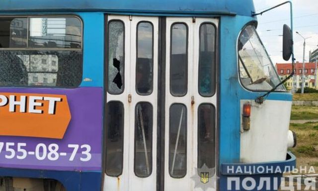 На выходных в Харькове расстреляли трамвай
