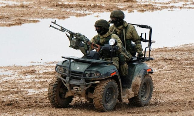 Бойцы пограничной бригады «Гарт» уничтожили группу оккупантов на квадроциклах