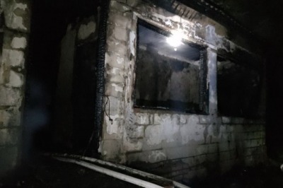 В Чугуевском районе в сгоревшем доме нашли тело мужчины