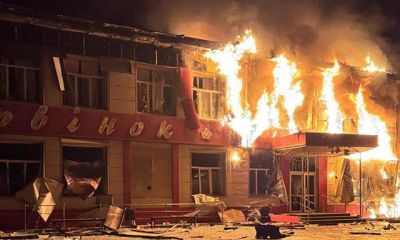 Вражеская «Герань-2» ударила по магазину в Барвенково