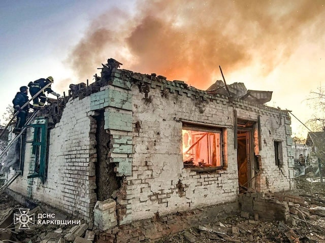 Россияне ударили по Лозовой, впервые применив «КАБ» с УМПБ-5Р (фото)