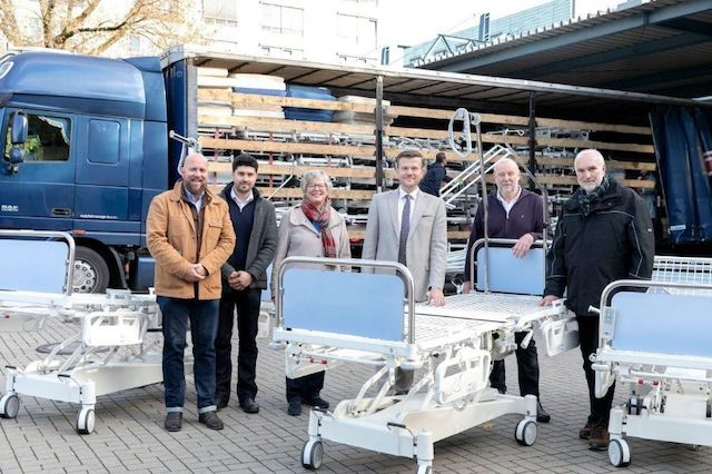 Из Нюрнберга в Харьков отправили первую партия медицинского оборудования