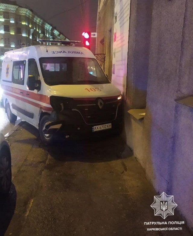  В ДТП на ул. Кооперативной в Харькове пострадал врач бригады скорой помощи