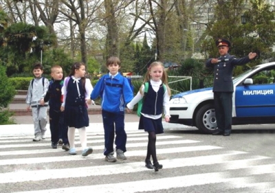 Управление ГАИ посетили школьники