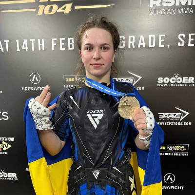 Харьковская спортсменка стала трехкратной чемпионкой Европы по ММА