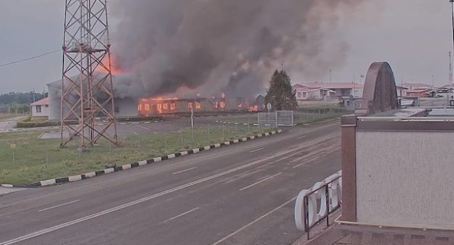 По ту сторону границы – возле села Нехотеевка сгорел таможенный терминал
