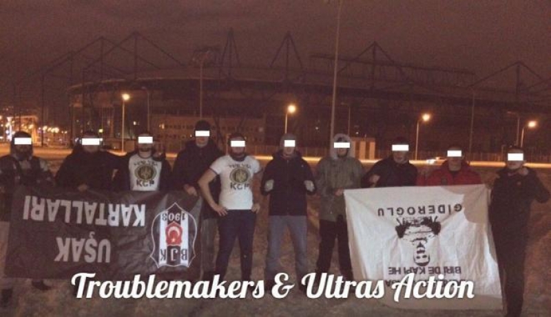 Фанаты избили болельщиков из Турции в Харькове