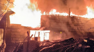 В селе Хлебном во время пожара в доме погибла женщина