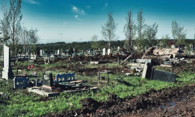 В поминальный день враг ударил по кладбищу в поселке Возрожденовка