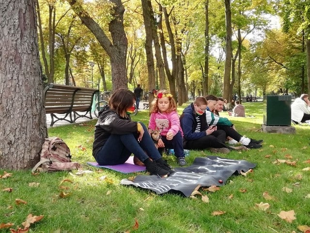 В саду Шевченко прошла акция «Газон Фест I», а в Фельдман экопарке начался «Бал хризантем»