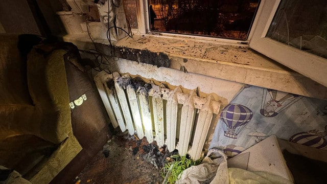 Соседи спасли во время пожара двоих маленьких детей