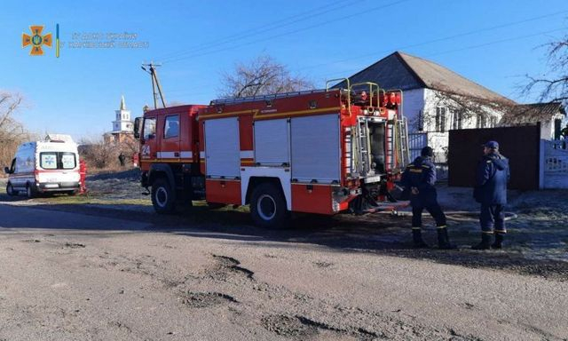В поселке Катериновка во время пожара погиб мужчина