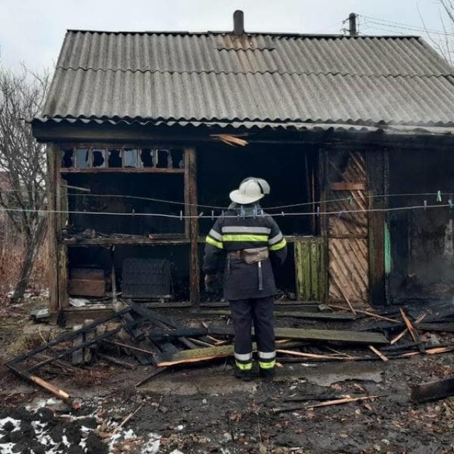 Во время пожара на веранде своего дома погиб мужчина