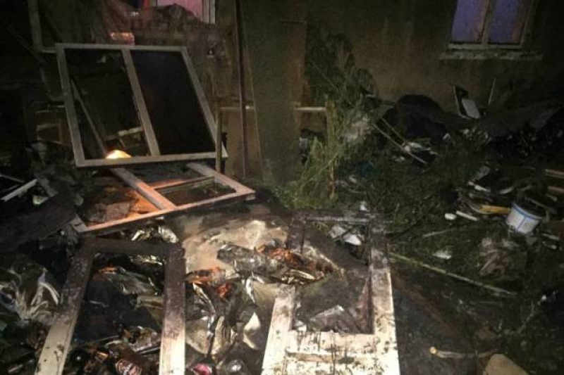 В первый день нового года в огне погиб мужчина