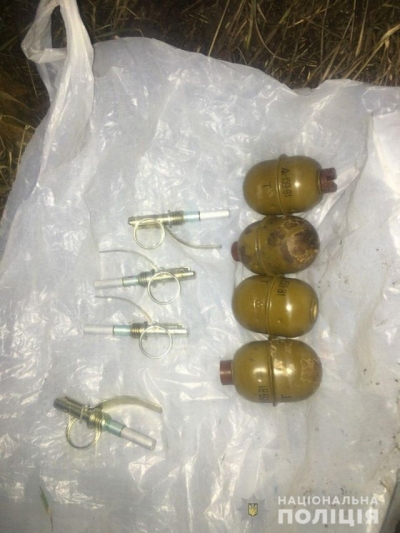 Несколько гранат нашли в доме у жителя Двуречанского района