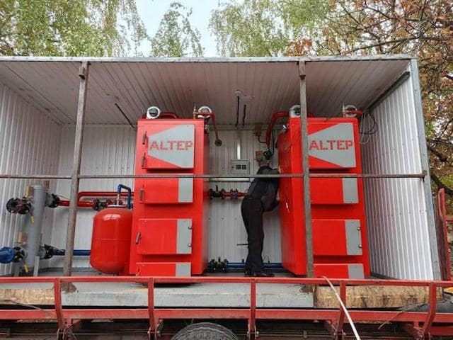 В Печенегах установили котельную для больницы и детского сада