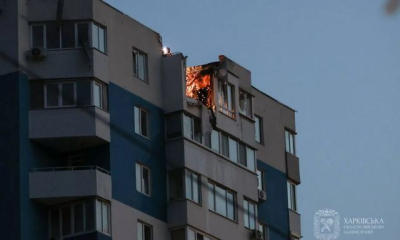 Удары вражеских дронов и ракетой Х-35 по домам в Харькове: пострадали 19 человек, в том числе дети