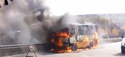 Под поселком Высоким сгорел «Богдан»