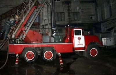 В Холодногорском районе Харькова – пожар: эвакуировано более 20 горожан