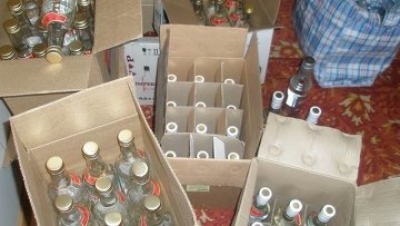 Харьковчанин изготавливал водку у себя дома