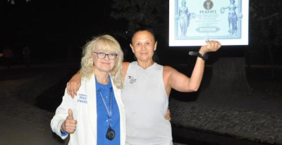 Тренер с хроническим заболеванием суставов пробежала 60 километров