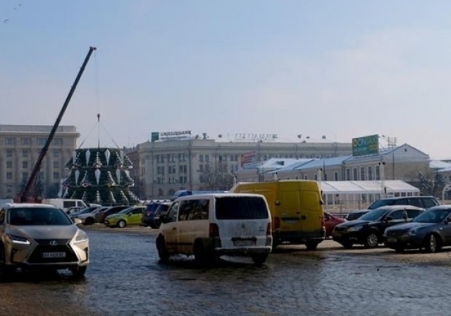 В центре Харькова ограничили движение транспорта