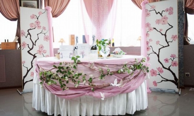 Как украсить зал к свадьбе своими руками: фото, обзор