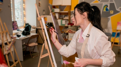 В Харькове провели мастер-класс по живописи с миланским художником