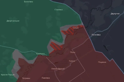 Враг продвинулся возле двух сел на севере области