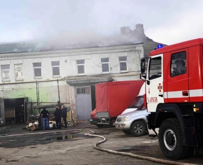 Рядом со станцией «Левада» в Харькове произошел пожар