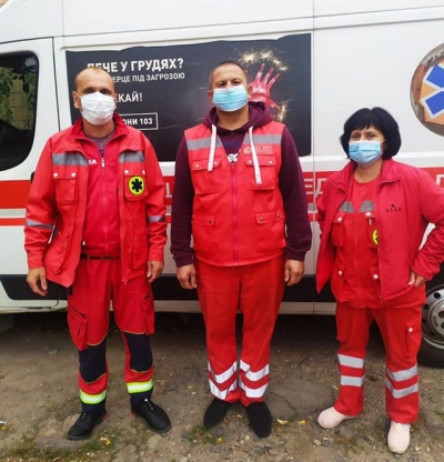 Жительница с. Шебелинка родила сына в машине скорой помощи