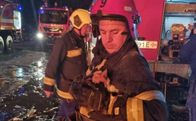 Ракетным ударом в Харькове разрушен ресторанно-гостиничный комплекс