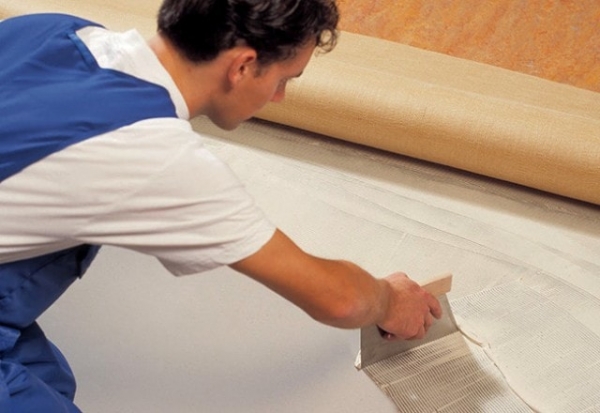 Укладка линолеума на бетонный пол своими руками (видео, фото, пошаговая инструкция)