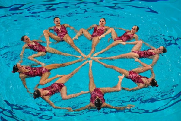 В Харькове соревнуются синхронистки