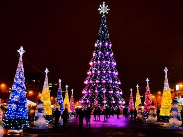 В Харькове заработала новогодняя зона