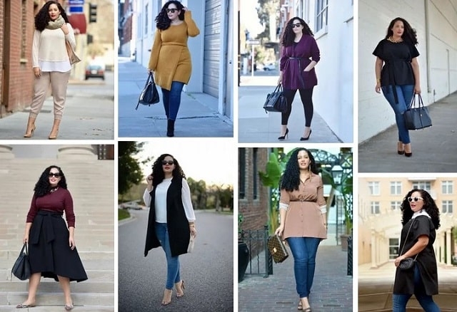 Как правильно подбирать одежду для полных девушек: особенности фасонов и расцветок