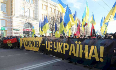 В Харькове прошли Марш единства и автопробег «Мы любим Украину» (фото, видео)