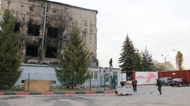 На «Новожановском мясокомбинате» произошел пожар