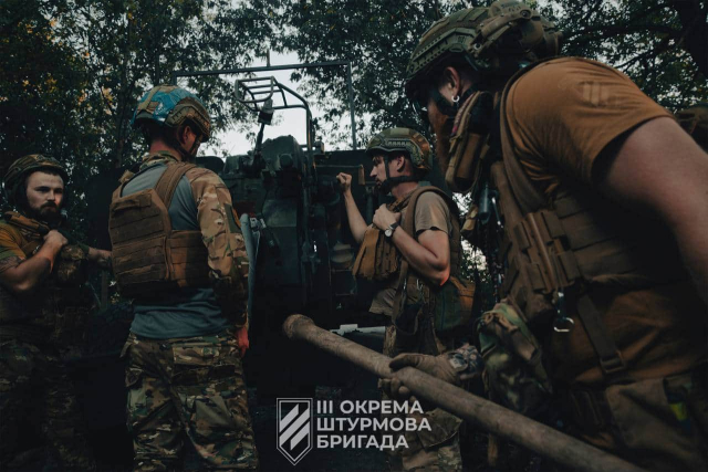 Бойцы 3-ей ОШБр продолжают уничтожать вражескую технику на Харьковщине