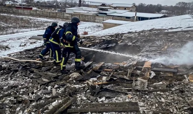 Российский беспилотник атаковал ферму - погибло около ста свиней