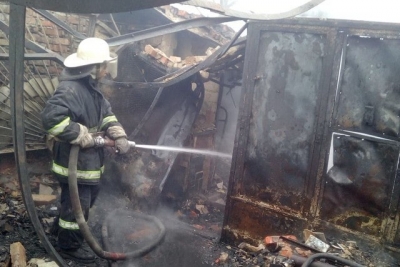 Под Харьковом в уничтоженном огнем доме найдено тело мужчины
