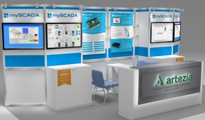 Мобильные выставочные стенды: виды, применение, фото