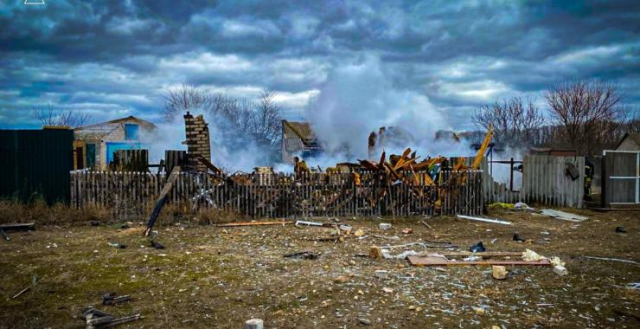 Враг обстрелял село Бугаевку из реактивной артиллерии