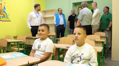 На Лозовской громаде за счет средств ООН создали подземную мини-школу