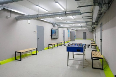 В Коротиче завершается строительство укрытия для школы