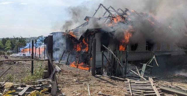 Купянск в течение одного дня находился под обстрелом несколько раз