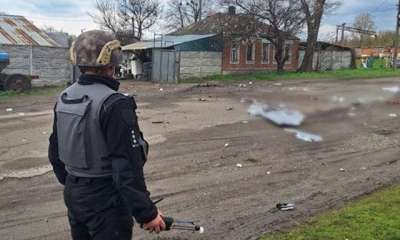 В Боровой дрон ударил в дорогу - погиб местный житель