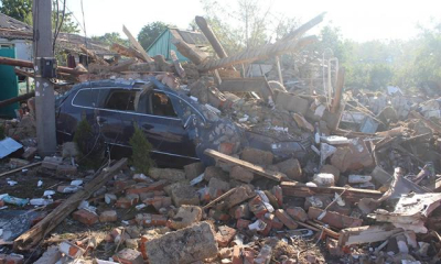 В Чугуеве вражеские «Шахеды» полностью разрушили один дом и повредили еще 20 (фото)