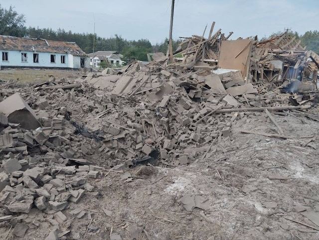 Враг обстрелял из РСЗО территорию психоневрологического интерната